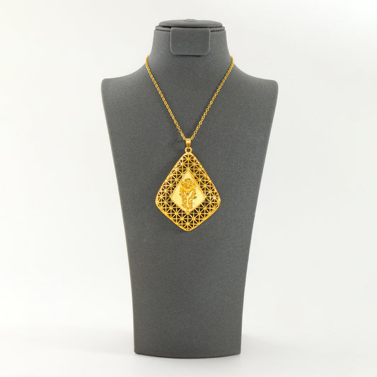 Hollow Rose Necklace