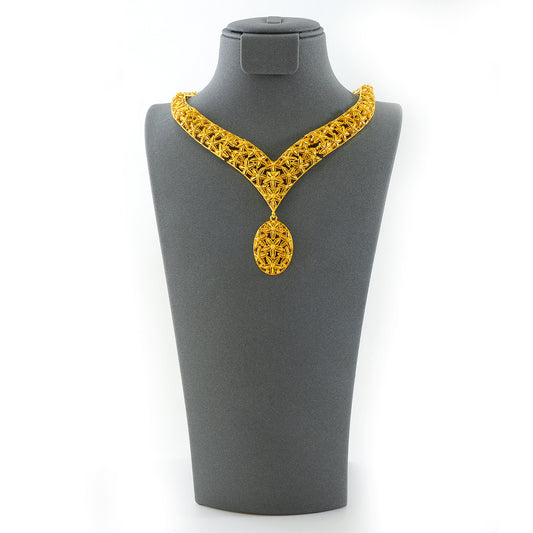 Jewelry set (necklace + earrings)